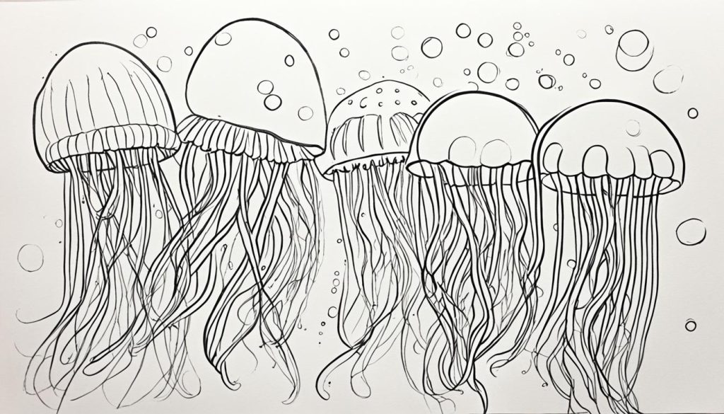 how to draw a jellyfish