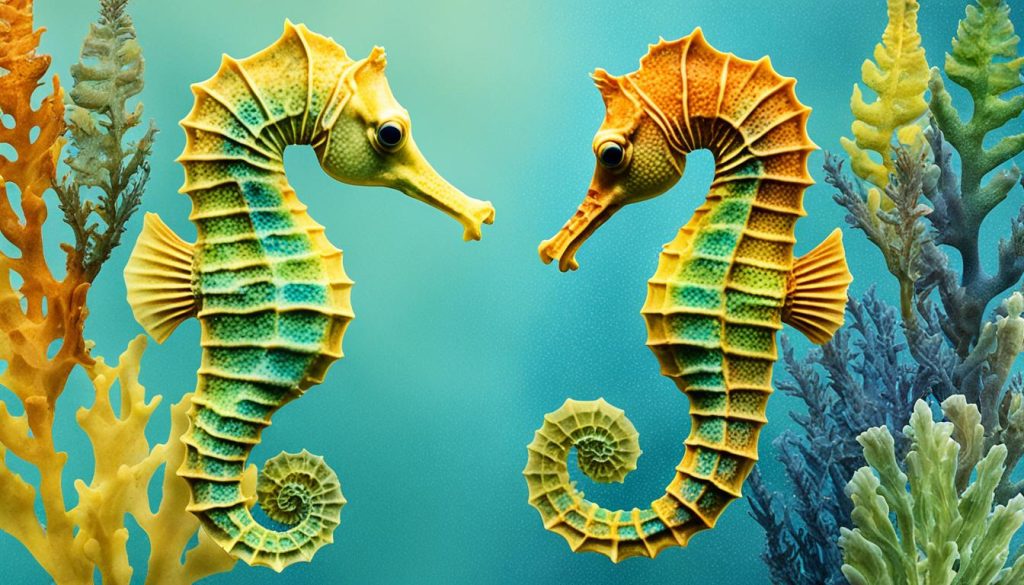 seahorse pigmentation